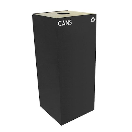 Witt Industries 36GC01-CB 36 Gallon Indoor Recycling Container With Round Opening; Charcoal